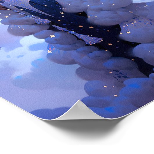 Black Princess Fantasy Kunst Poster (Hoek)