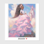 Black Princess Fantasy Kunst Sticker (Vel)