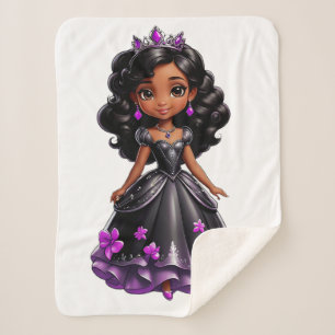 Black Princess Sherpa Deken