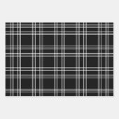 Black Pset Tartan Inpakpapier Vel (Voorkant 3)