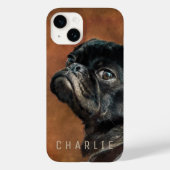 Black Pug Dog Case-Mate iPhone Case (Achterkant)