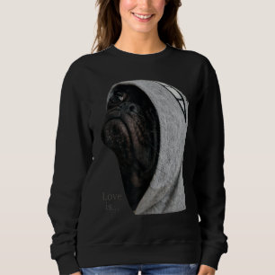 Black Pug Shirt Women Mannen Pug Mam Pap Life T-sh