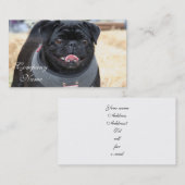 Black Pug Visitekaartjes (Voorkant / Achterkant)