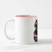 Black Pug Whassup? Tweekleurige Koffiemok (Links)
