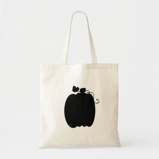 Black Pumpkin Trick or treat Canvas tas (Voorkant)