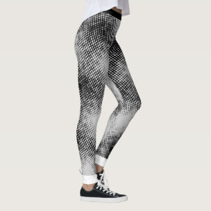 BLACK Puntpatroon op (uw achtergrondkleur) Leggings