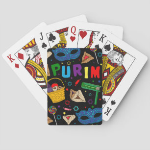 Black Purim-speelkaarten Pokerkaarten