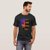 Black Queen African American Curly Natural T-shirt (Voorkant volledig)