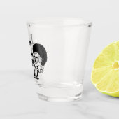 Black Queen Afro African American Shot Glas (Rechts)