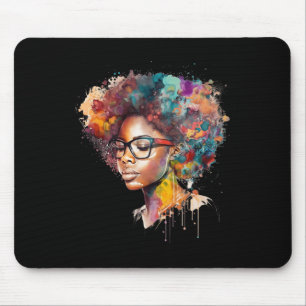 Black Queen Afro Melanin Drift Art Black Histor Muismat