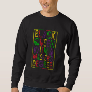 Black Queen Choice Fun Masters Afstuderen Trui