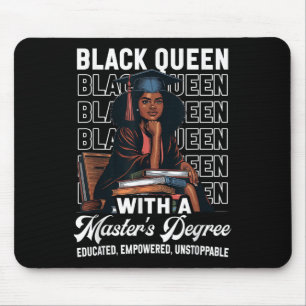 Black Queen Masters Degree Afstuderen Opgeleide Me Muismat