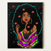 Black Queen Melanin déesse African Sista (Dos)