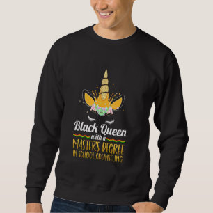Black Queen Msw Social Work Saving Masters Graduat Trui