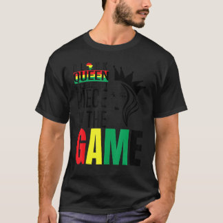 Black Queen The Most Powerful Piece The Game Black T-shirt