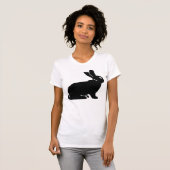 BLACK RABBIT T-SHIRTEN T-SHIRT (Voorkant volledig)