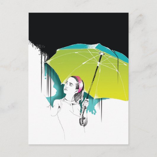 Black Rain Briefkaart (Voorkant)