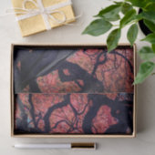 Black Raven and Gnarly Japanese Maple Tissuepapier (Geschenk)