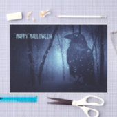 Black Raven Blue Forest Halloween Party Tissuepapier (Craft)