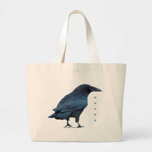 Black Raven Collectie III Grote Tote Bag (Voorkant)