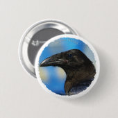 BLACK RAVEN COLLECTIE RONDE BUTTON 5,7 CM (Voorkant /achterkant)