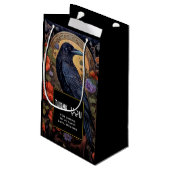 Black Raven Dark Gothic Party Dank u Klein Cadeauzakje (Achterkant Gekanteld)