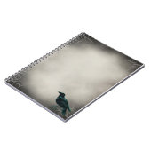 Black Raven Gothic-laptop Notitieboek (Linkerzijde)