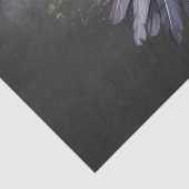 Black Raven Gotische Waterverf Tissuepapier (Detail)