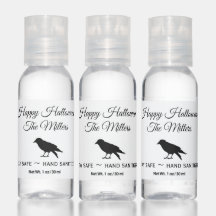 Black Raven Halloween Hand Sanitizer