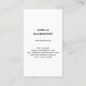 Black Raven met bloemen Gotisch ontwerp Visitekaartje (Achterkant)