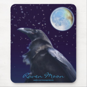BLACK RAVEN & MOON Mousepad serie Muismat