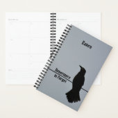 Black Raven Silhouette Plus pour oublier gothique (Devant avec enveloppe)