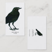 Black Raven Visitekaartje (Voorkant / Achterkant)