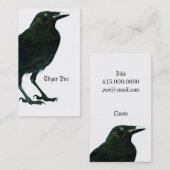 Black Raven Visitekaartje (Voorkant / Achterkant)