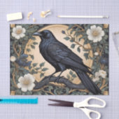 Black Raven William Morris geïnspireerd Tissuepapier (Craft)