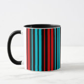 Black Red Blue Stripes Pattern   Mok (Links)