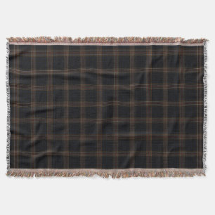 Black Red Blue Yellow Tartan Pset Deken