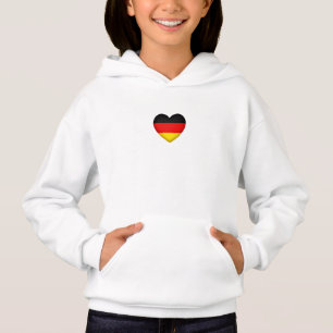 Black Red Gold Flag Colors Heart German Pride