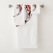 Black & Red Japanese Koi Fish Artistic (En situation)