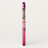 BLACK RED JESTER MASK Masquerade Pink Monogram Case-Mate iPhone Case (Achterkant/links)