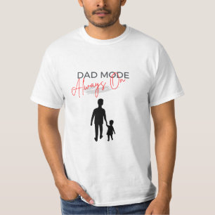 Black Red Papa Mode Toujours En T-shirt