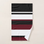 Black Red White-sloten Bad Handdoek (Handdoek)