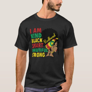 Black Redhead African Melanin Redhead Gin T-shirt
