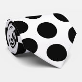 Black regular stropdas (Opgerold)