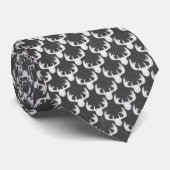 Black Reindeer Hommes Designer Cravate (Roulé)