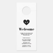 Black Retro Bold Typografie verstoort het huwelijk (Achterkant)