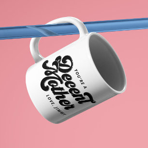 Black  Retro Decent Moeder Mok