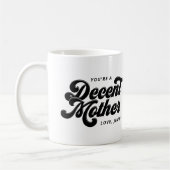 Black  Retro Decent Moeder Mok (Links)