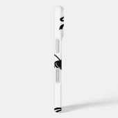 Black Ribbon en Cherry Phone Case – Elegant en (Achterkant / Rechts)