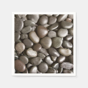 Black River Rock Natuur Zen Pebble Servetten